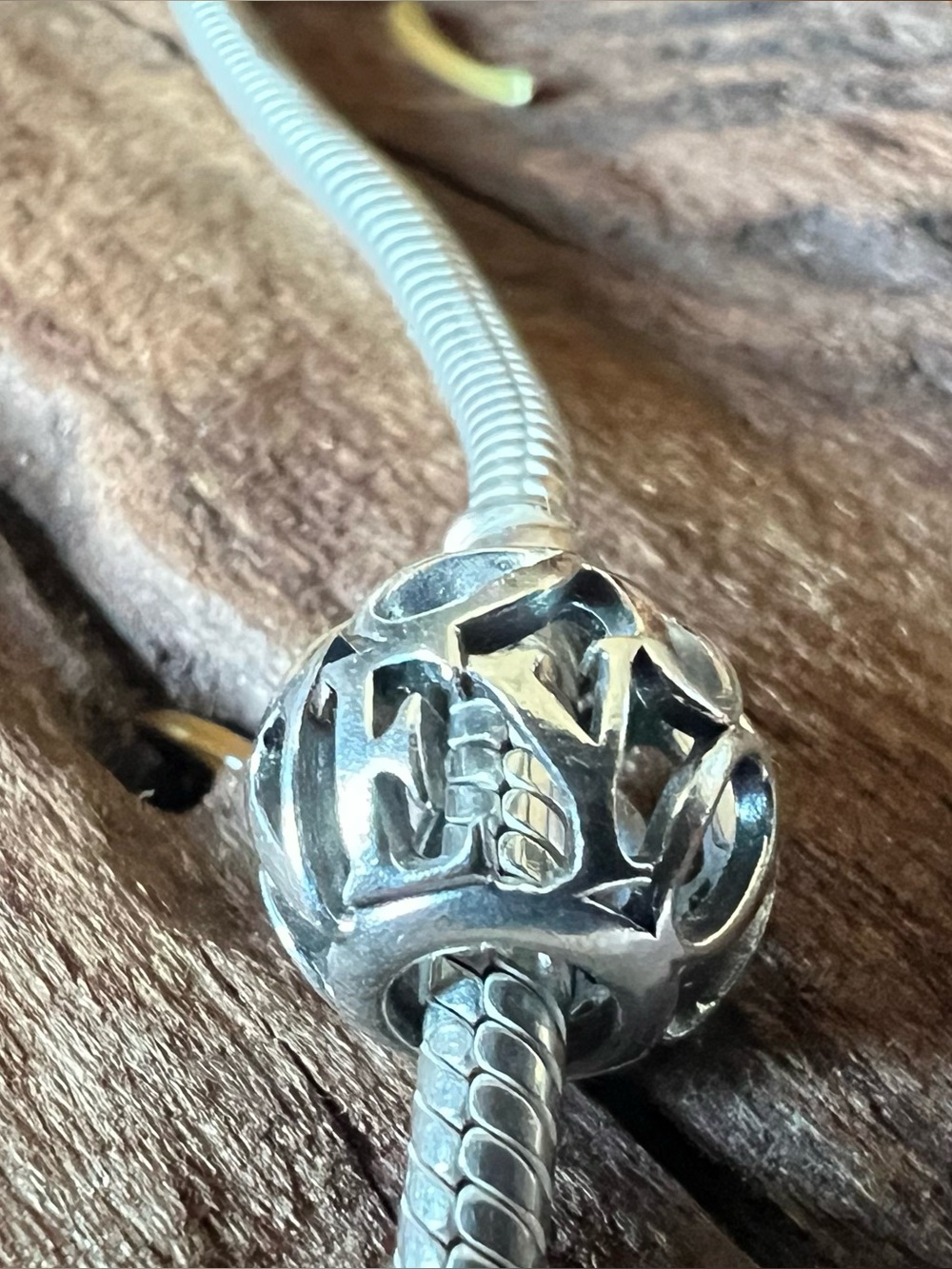 Authentic Pandora Charm I Love You Script Charm Openwork Script - Picture 2 of 5